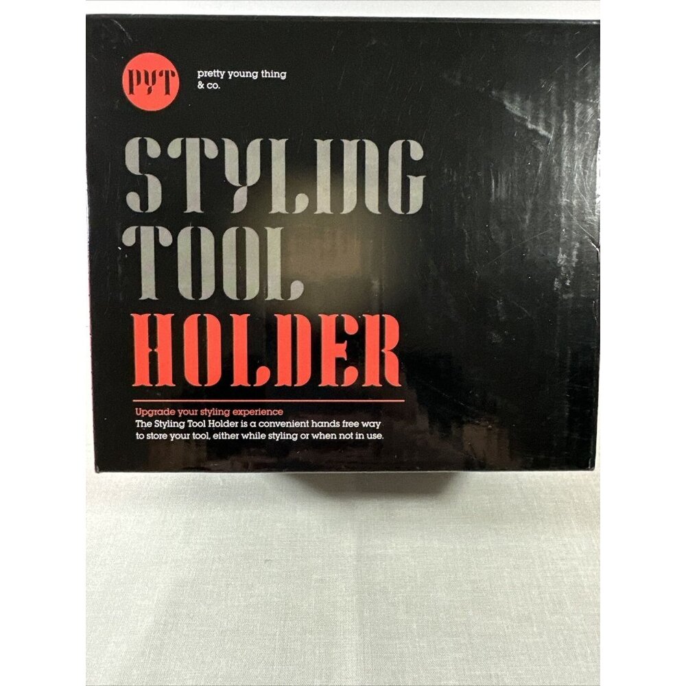 Styling Tool Holder NIB Pretty Young Thing PYT Heat Resistant Suction Cup Black - Picture 2 of 7